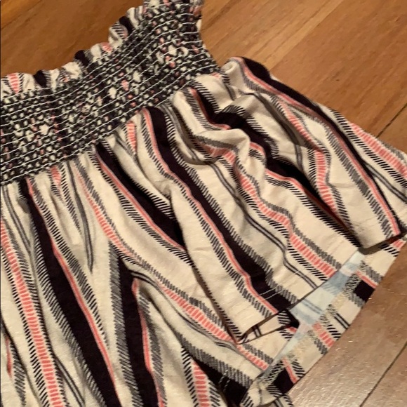 Xhilararion striped flowy off shoulder top - Picture 3 of 4